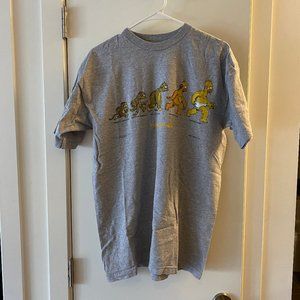 VINTAGE 1996 SIMPSONS HOMER 'EVOLUTION' TEE SIZE LARGE TSHIRT